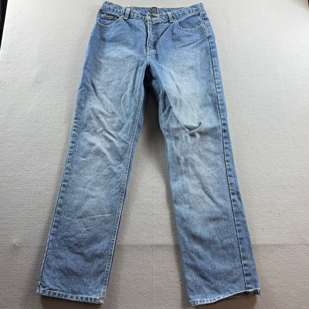 New York Jeans Jeans Women 12 Blue Original Fit Average 100% Cotton 32x31